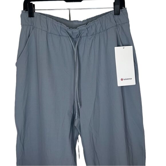 Lululemon Rhino Gray Keep Moving High Rise Luxtreme Full Length Pants Size 10 - Picture 4 of 12